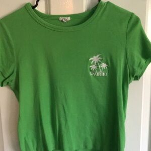 Cute top from the garage size large excellent condition.